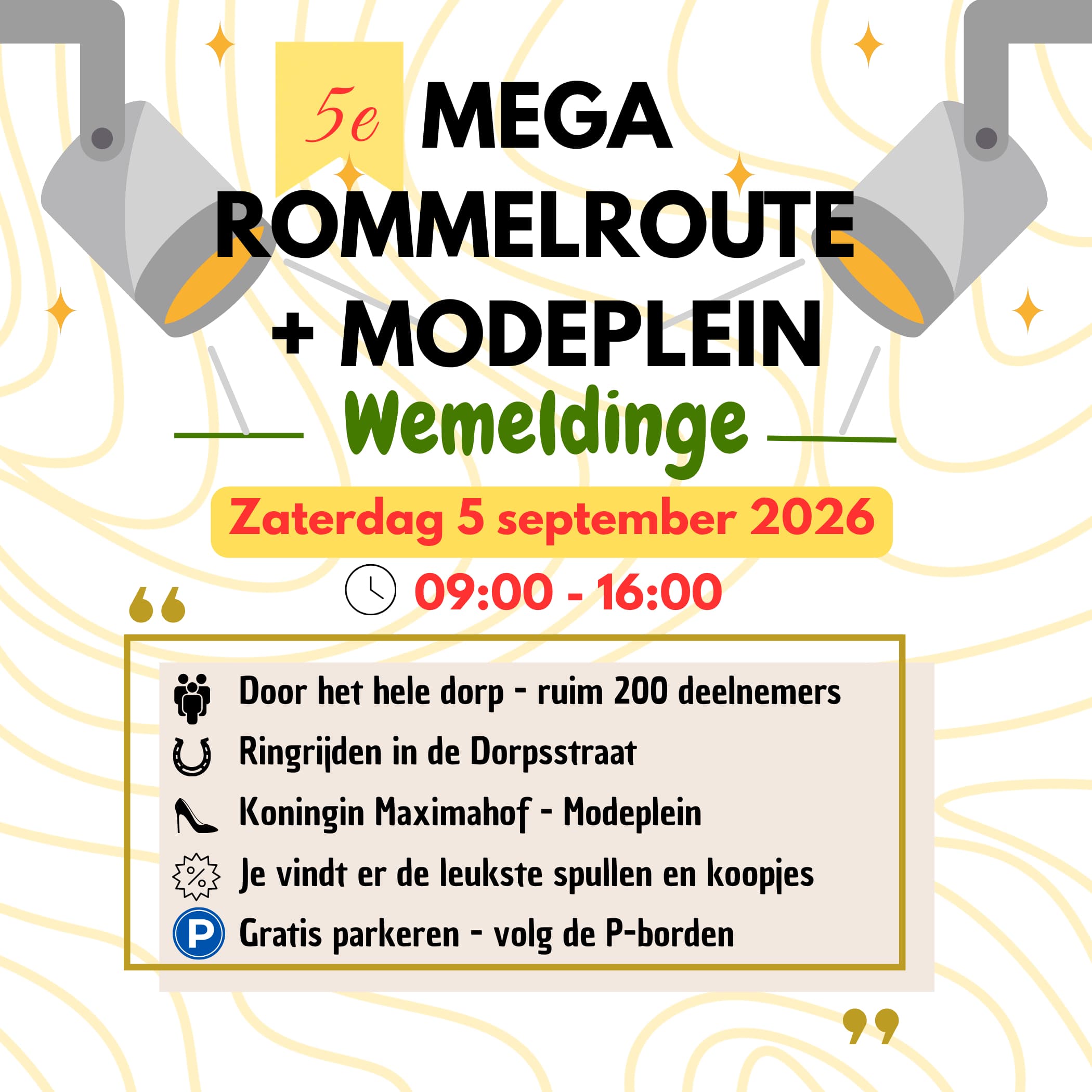 Mega Rommelroute Wemeldinge + Modeplein